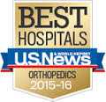 No. 34 in orthopaedic surgery
U.S.News & World Rep.
